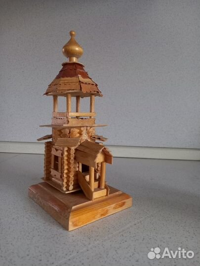 Сувениры плетеные (Храм, велосипед-тележка)