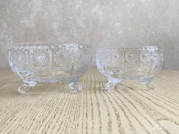 Конфетницы хрустальные