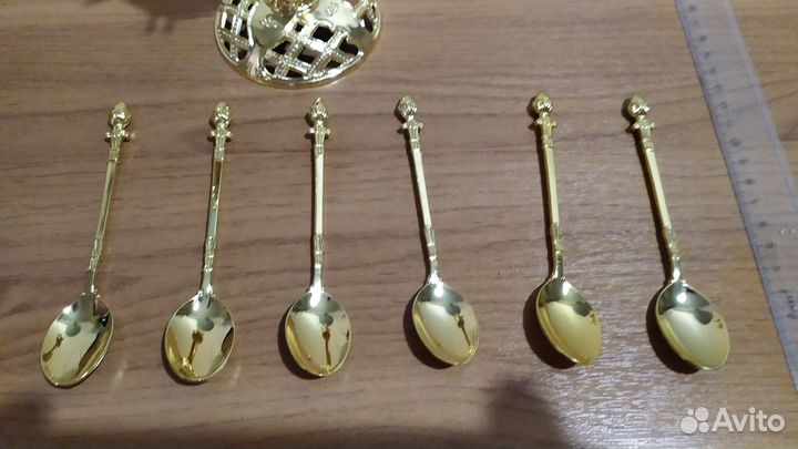 Новый Набор чайных ложек на подставке