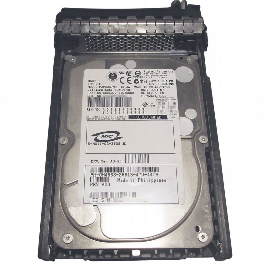 [H4888] Жесткий Диск Dell36gb U320scsi 3.5" Hdd