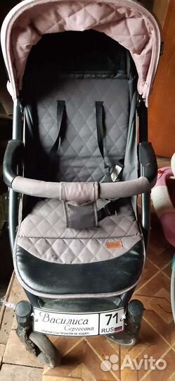 Прогулочная коляска индиго