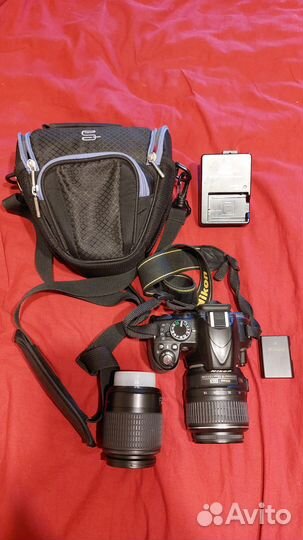 Nikon D3100 body + объективы DX18-55 и DX 55-200