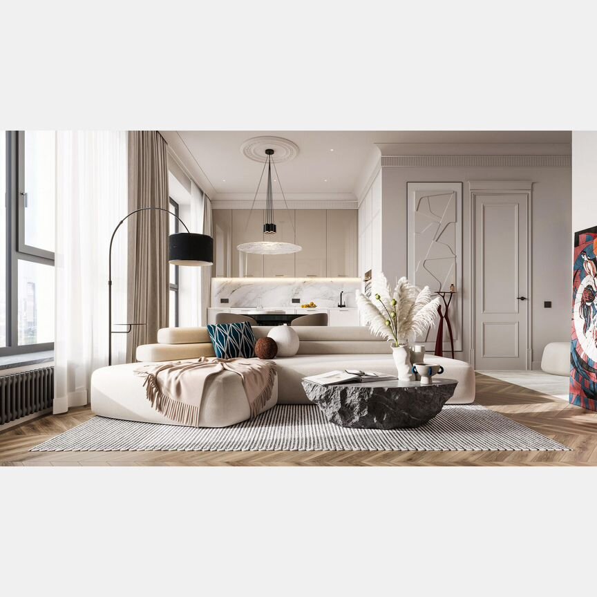 1-к. квартира, 43,4 м², 8/12 эт.