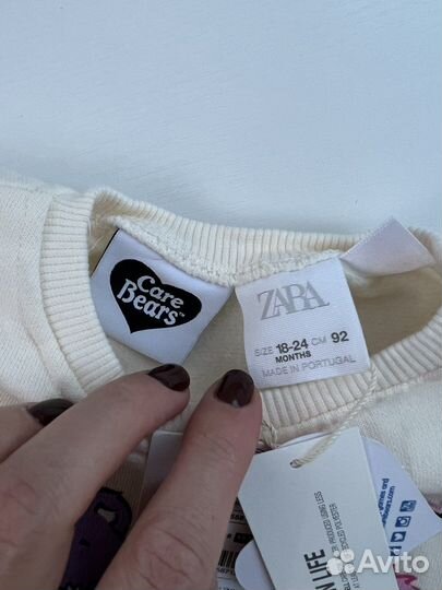 Свитшот zara kids для девочки Bears, оригинал