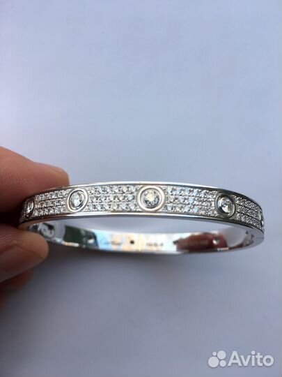 Золотой браслет Cartier Love 750 пробы 3.3 ct