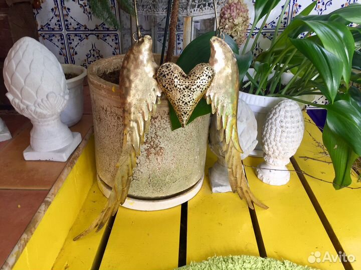 Садовый декор из бетона и металла