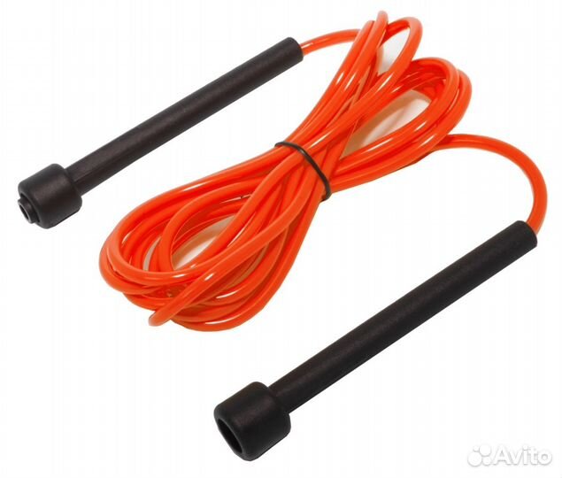 Скакалка для быстрых прыжков, дл. 3м, цв. красный