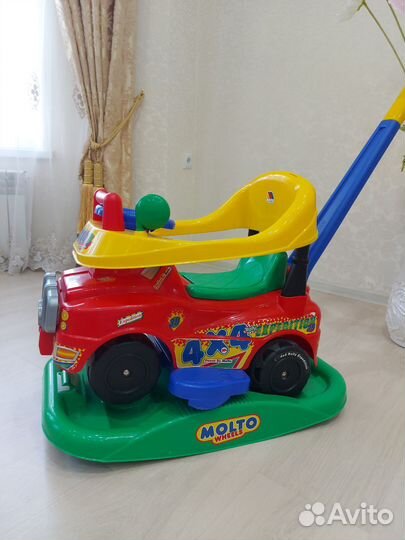 Машинка-каталка, качалка
