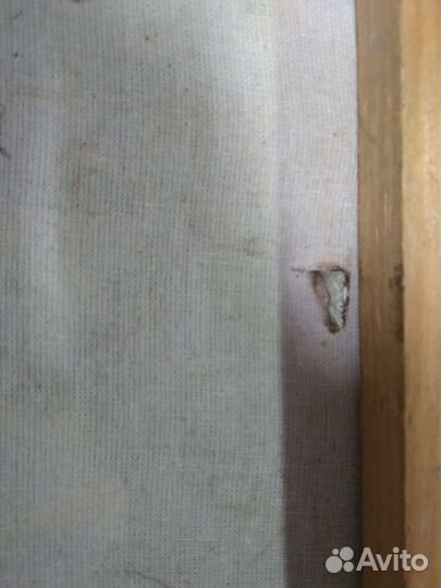 Картина маслом на холсте старинная