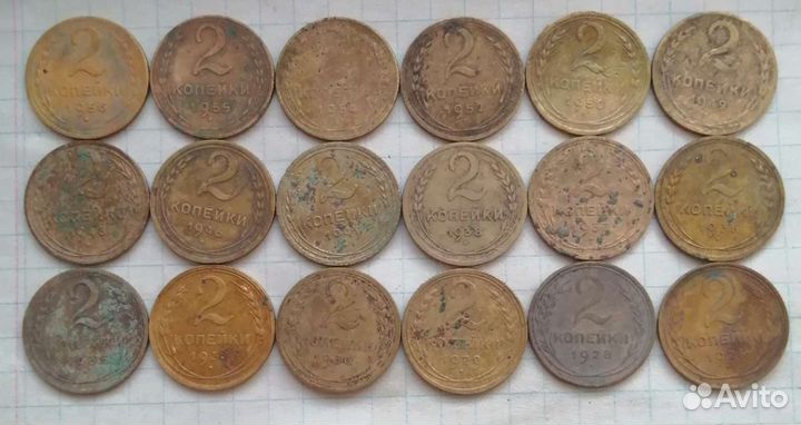 Лоты ранних советов без повторов