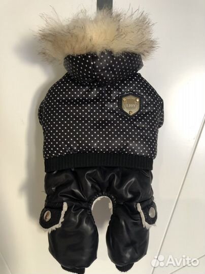 Одежда для собак мелких пород комбинезон зимний