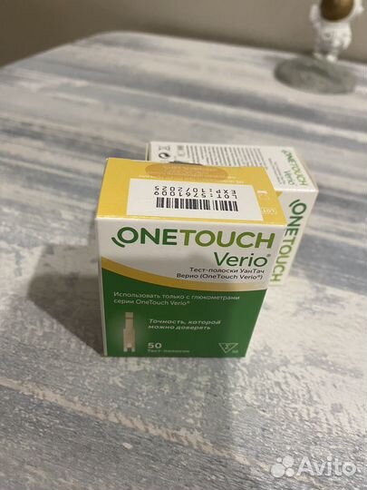 Тест полоски one touch verio