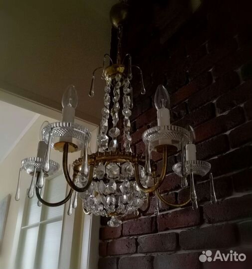 Старинная, винтажная люстра