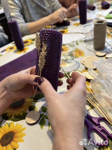 Набор для создания свечи из вощины