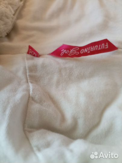 Теплая куртка-кофта для девочки 128