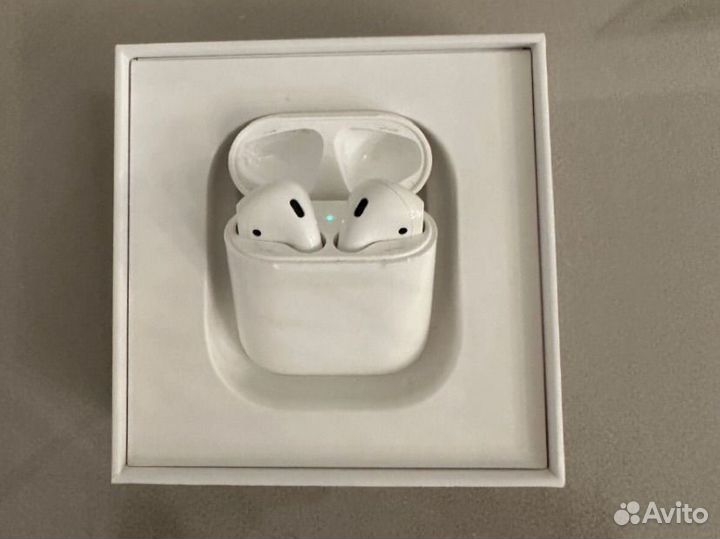 Беспроводные наушники airpods 2 luxe