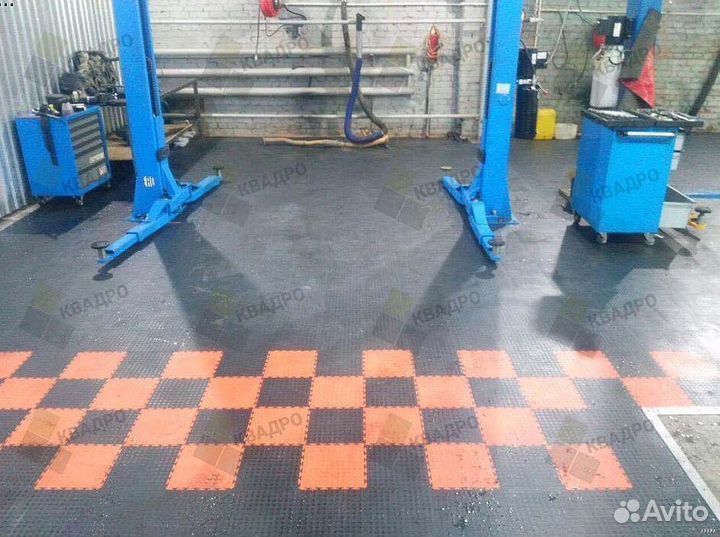 Плитка для гаража на пол