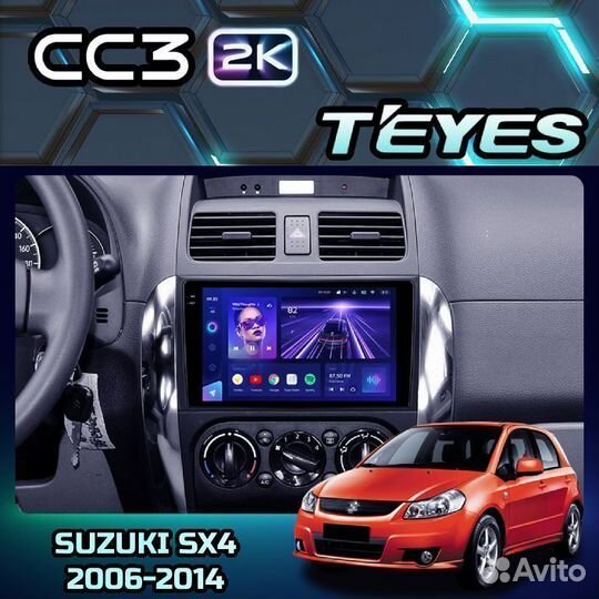 Магнитола Teyes CC3 2K 4/32 Suzuki SX4 2006-2014