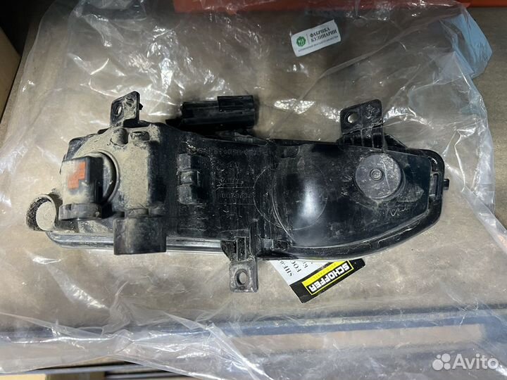 Противотуманная фара nissan qashqai