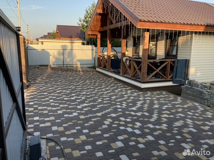 Укладка брусчатки
