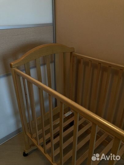 Детская кроваткаиз бука Кубаньлесстрой Лилия Люкс