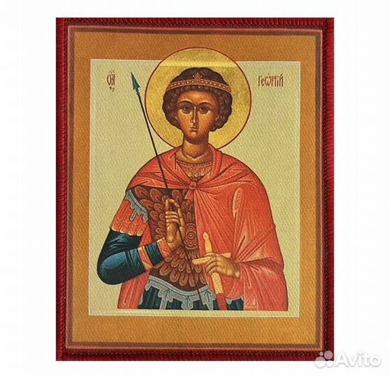 Шеврон икона на липучке, 8x10 см