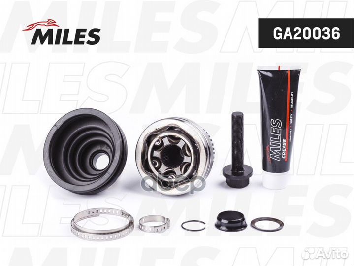 Шарнирный комплект, приводной вал GA20036 Miles