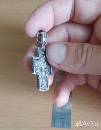 Крестик серебро