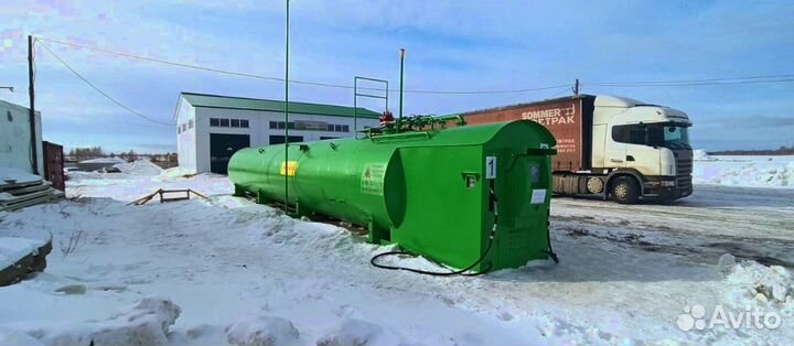 Контейнерная АЗС для заправки своей техники