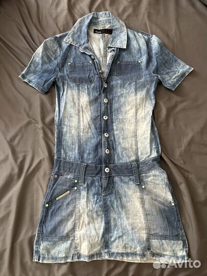 Джинсовое платье