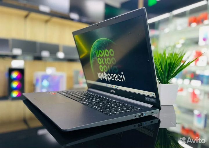 Мощный ноутбук Acer Ryzen 3 3250U DDR4-12/SSD-512