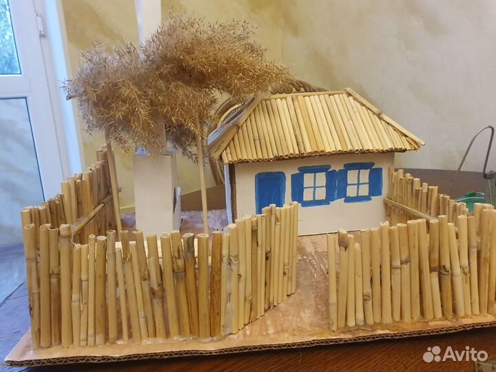 Хата казака поделка по Кубановедению