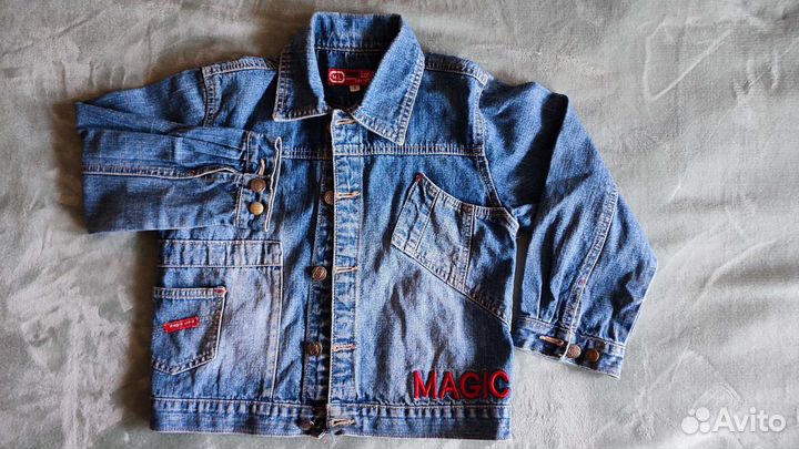Костюм на мальчика 122 джинсовый