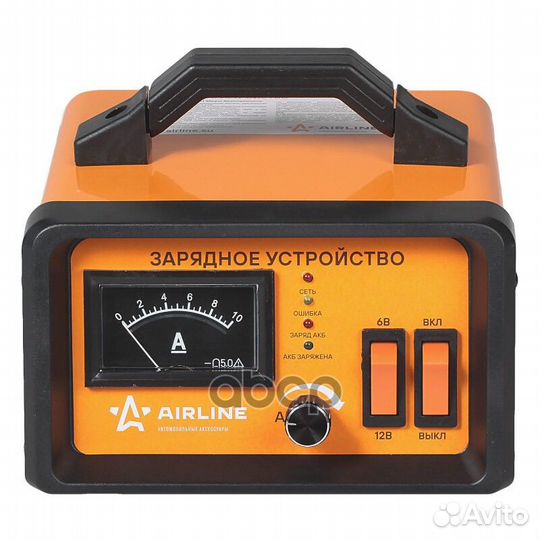 ACH-10A-07 устройство зарядное 0-10а 6в/12в, а