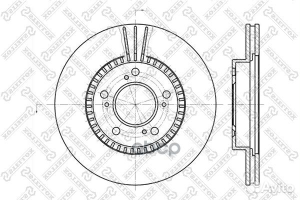 6020-2622V-SX диск тормозной передний Honda CR