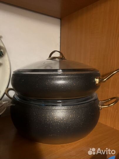 Набор из кастрюли и сковородки