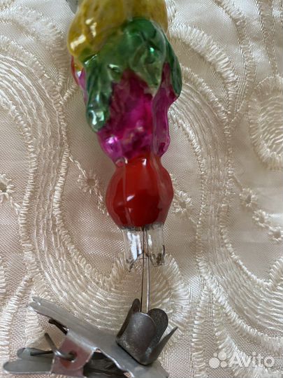 Елочная игрушка мастер Виноградинка из «Чиполлино»