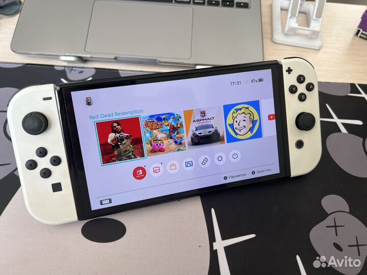 Nintendo switch oled (белая)