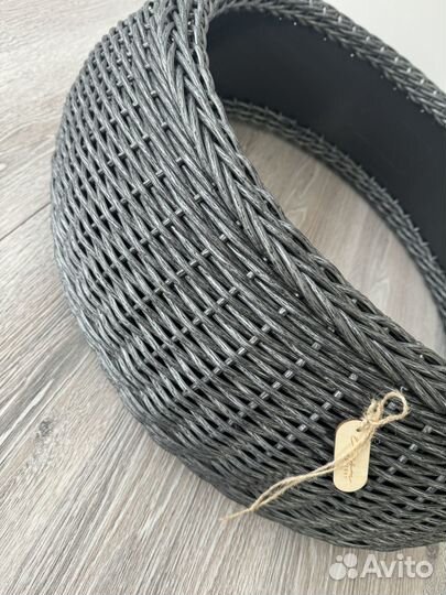 Кашпо из ротанга