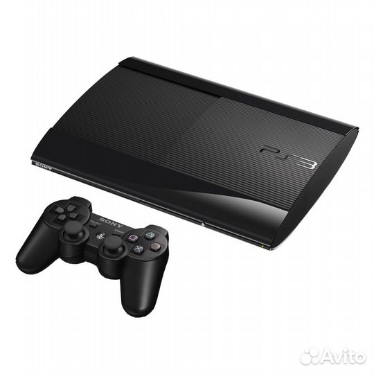 Sony ps3 прошитая + Gta5+ mortal + 34 игры