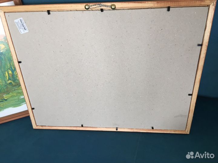 Картины 30х40 акрил, стекло, деревянная рама