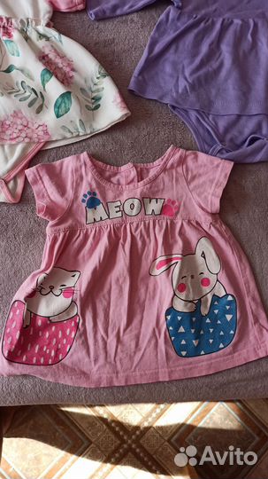 Платья на девочку 60-68р (4-6м)