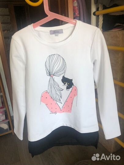 Лонгслив для девочки 134