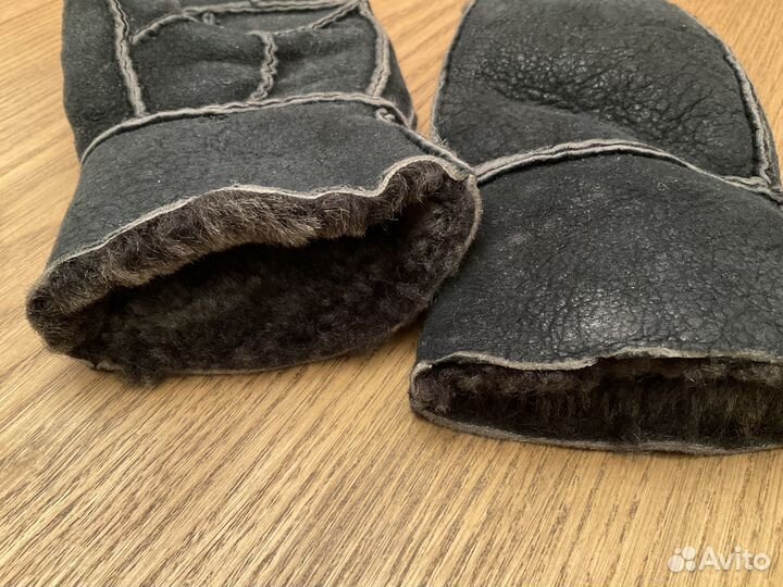 Меховые варежки из овчины