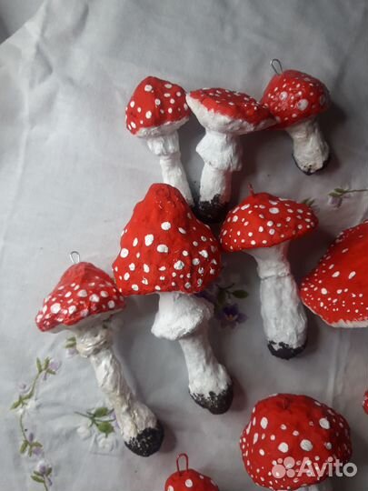 Интерьерные игрушки из ваты (ручной работы)