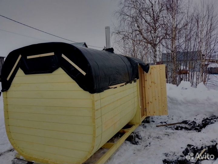 Бани-бочки под ключ