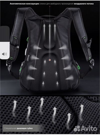 Рюкзак школьный для мальчика с анатом спинкой