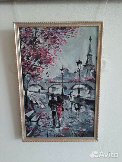 Картина маслом багетная мастерская