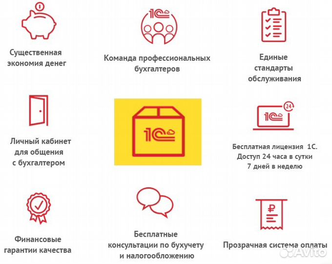 Бухгалтерские услуги + облачная 1С