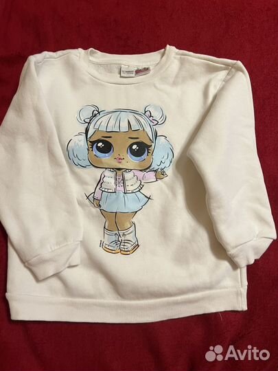 Толстовка для девочки 116 122